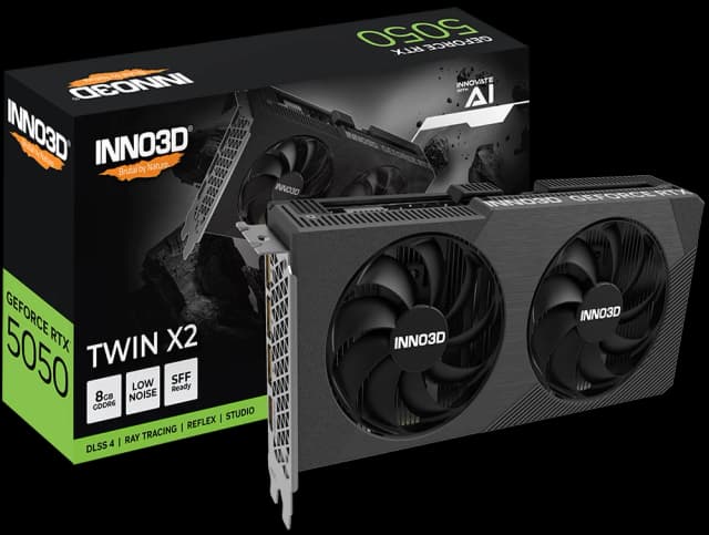 Photo of INNO3D GeForce RTX 5050 Twin X2 8GB Graphics Card