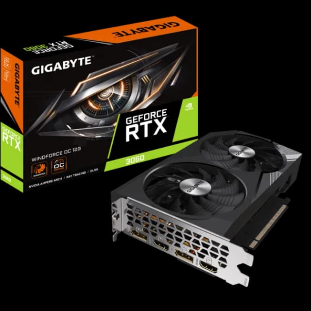 Photo of Gigabyte GeFoce Rtx 3060 Windforce OC 12GB Gddr6 Graphics Card