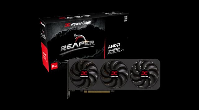 Photo of PowerColor Reaper RX 9070 XT 16GB GDDR6 Graphics Card