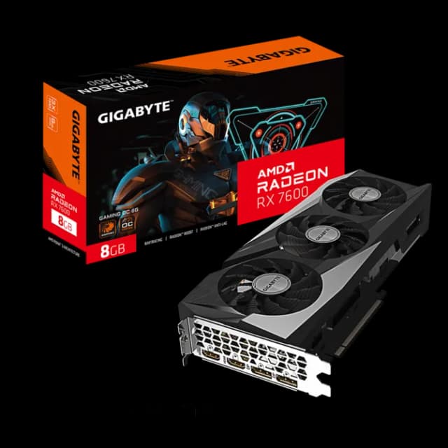Photo of Gigabyte Radeon Rx 7600 Gaming OC 8GB Gddr6 Graphics Card