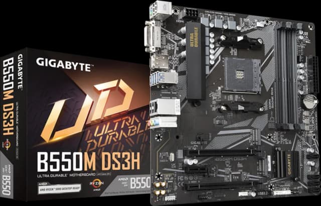 Photo of GIGABYTE B550M DS3H MOTHERBOAD