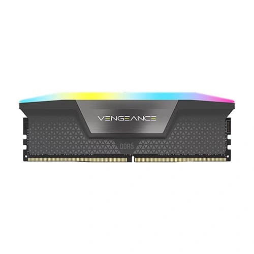 Photo of CORSAIR VENGEANCE® RGB 16GB (1x16GB) DDR5 DRAM Up To 6000MT/s CL38 Ram Black