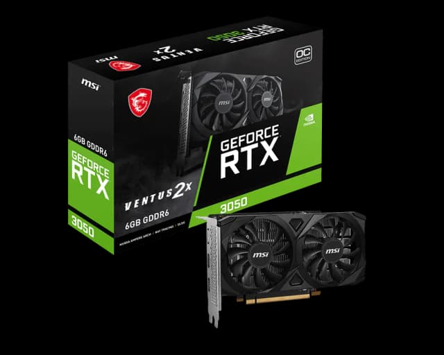 Photo of MSI GeForce RTX 3050 Ventus 2x E 6GB OC Graphics Card
