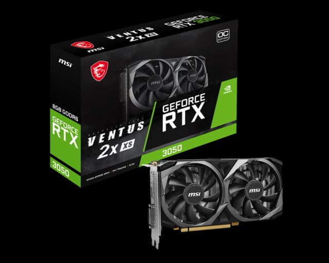 Photo of MSI GeForce  RTX 3050 VENTUS 2X XS 8G OC Graphics Card