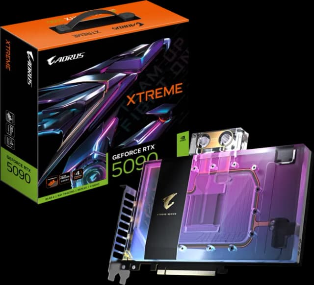 Photo of Gigabyte AORUS RTX 5090 Xtreme Waterforce WB 32Gb Graphics Card