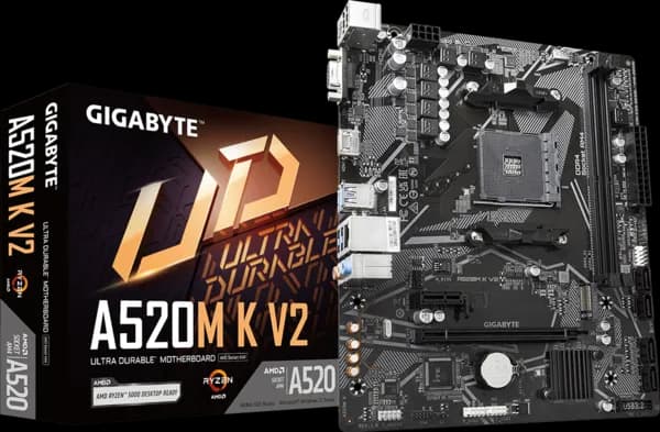 Photo of Gigabyte A520M K V2 DDR4 M-ATX Motherboard