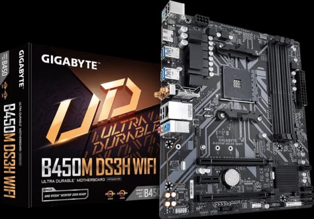 Photo of GIGABYTE B450M DS3H WIFI MOTHERBOAD